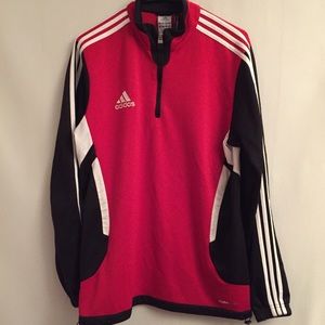 ADIDAS 1/4 Zip Pullover Size M MB015
